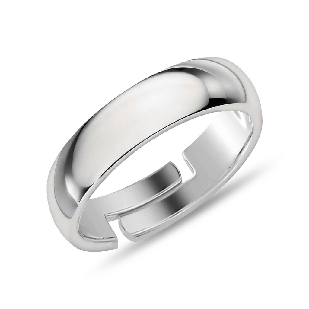 Silver Ring for Men and Boys Plain silver Ring