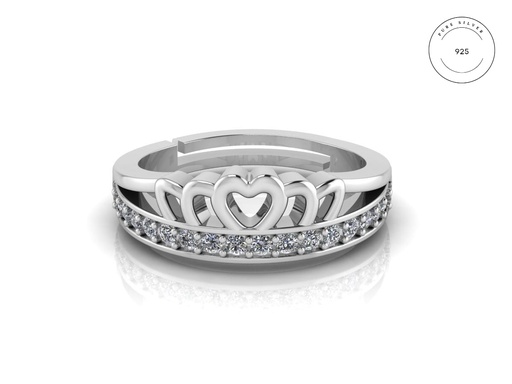 [ZR78] Silver Ring For Girls and women Silver Ring