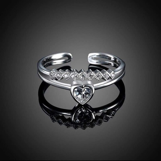 [ZR74] Silver Ring For Girls and Women Silver Ring
