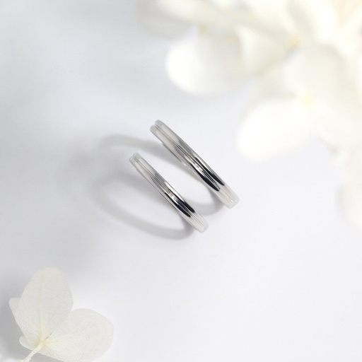 [ZCB65] Silver Couple Ring Silver Ring for Couples