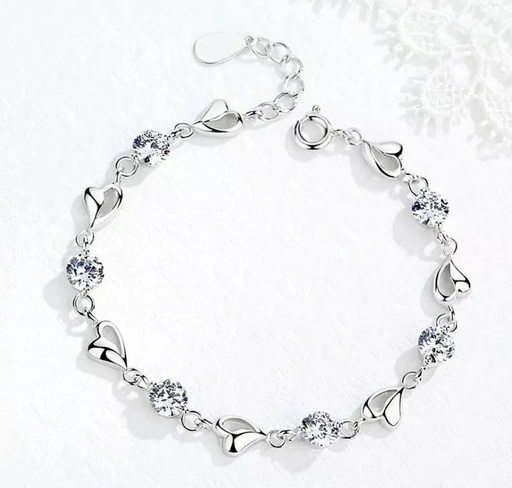 [ZB23] Silver Bracelet For Women and Girls Silver Bracelet
