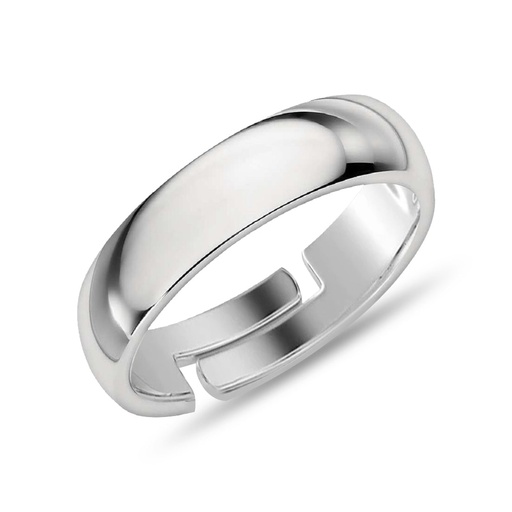 [ZMR22] Silver Ring for Men and Boys Plain silver Ring
