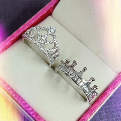 [ZCB52] Silver Couple Ring Silver Rings for Couple