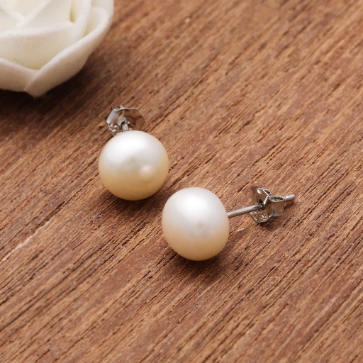 [ZE23] Silver Earrings for girls and Women Pearl Earring
