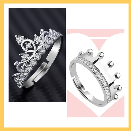 [ZCB29] Silver Couple Ring Silver Rings for couples