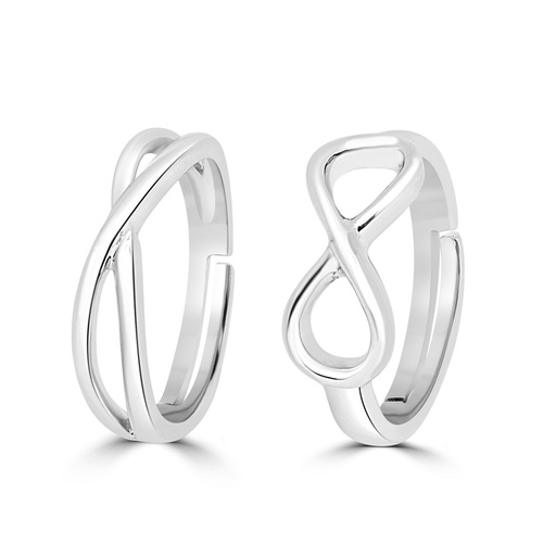 [ZCB93] Silver Couple Ring Silver Ring For Couples on Anniversary