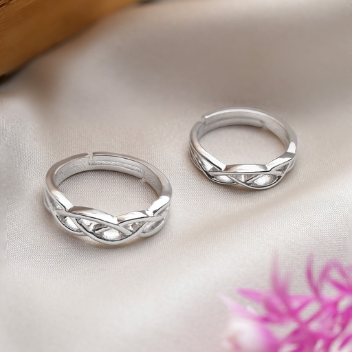 [ZCB88] Silver Couple Ring Silver Ring for Couple