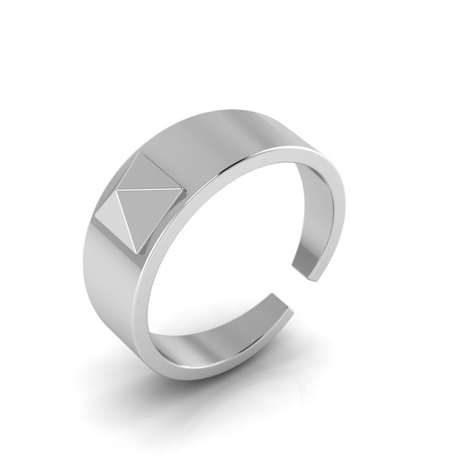 [ZMR34] Silver Ring for Boys and Men Silver ring
