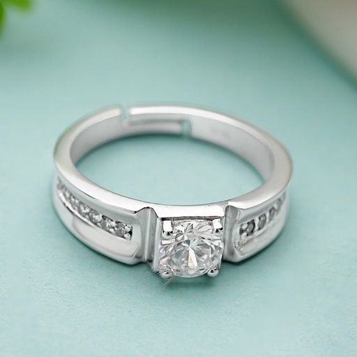 [ZMR19] Silver Ring for Boys and Men Silver Ring