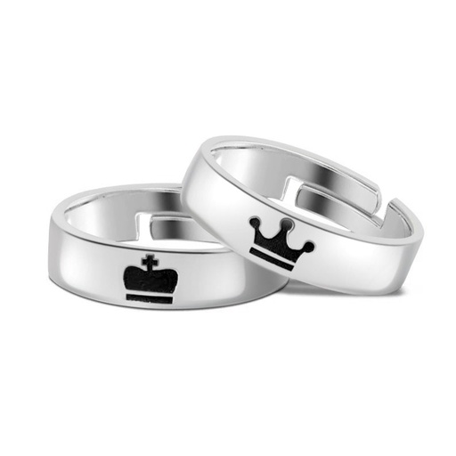 [ZCB78] Silver Couple Ring Silver Ring for Couples