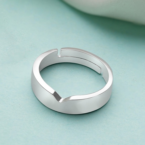 [ZMR32] Silver Ring for Boys and Men Silver ring